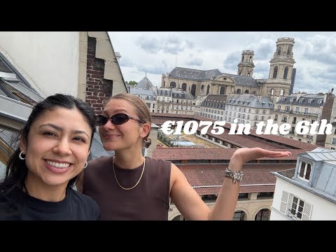 paris apartment tour | €1075 in the 6th with an incredible view