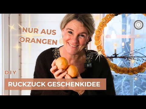 DIY - LAST MINUTE GESCHENK - Dafür brauchst du NUR ORANGEN