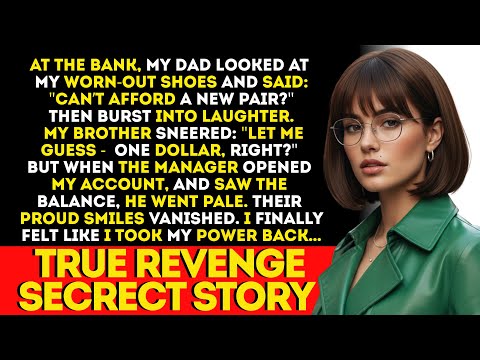 My Dad laughed at my worn-out shoes at the bank — then the Manager froze at my balance