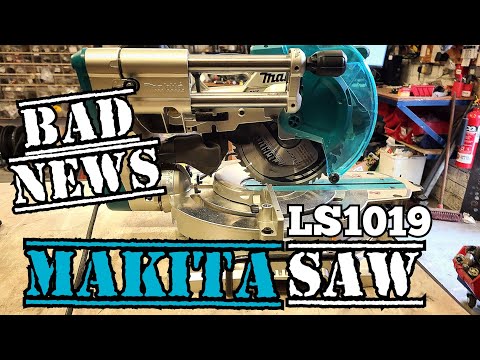 Quick fix on a Makita LS1019 Miter Saw, quickly becomes an expensive repair.