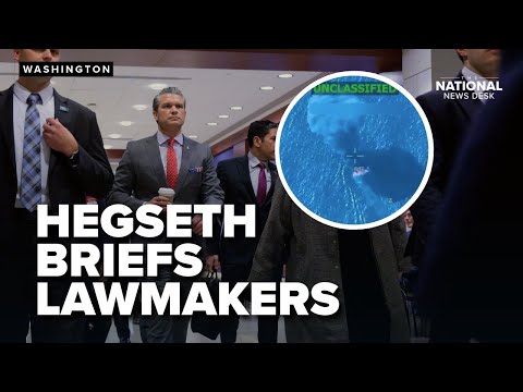 Hegseth refuses to release full video of boat strike that killed survivors in Caribbean