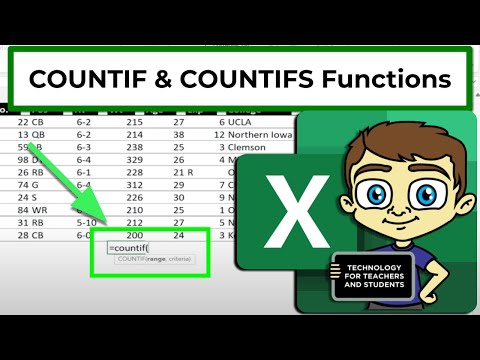 The Excel COUNTIF and COUNTIFS Functions