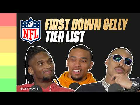 Elite NFL WRs rank the best first down celebrations in the league 🔥