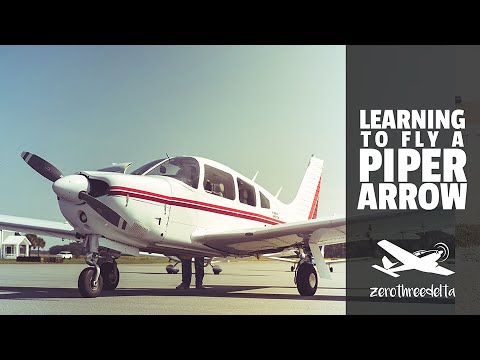 Learning to fly a Piper Arrow II with CFL Arrow.
