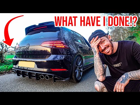 I FITTED AN INSANE EXHAUST TO MY WRECKED VW GOLF R