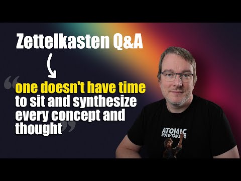 No Time for Zettelkasten with Real Project Deadlines