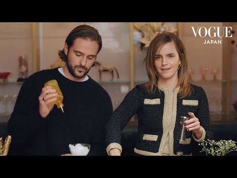 エマ・ワトソンが、弟のアレックスとカクテル作りに挑戦！”エマの”レシピを披露。| VOGUE JAPAN