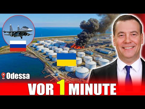 Schock bei Nacht – Russische Bomber treffen Odessas Sprengstoffzentren mit Präzision!
