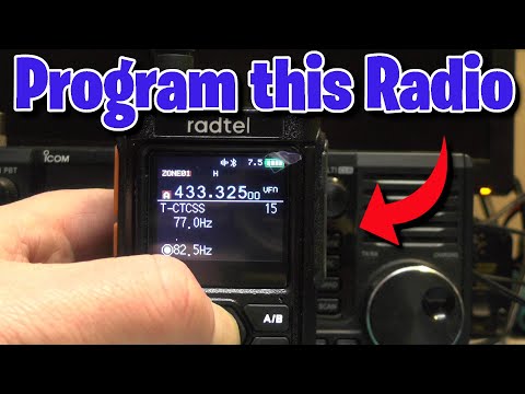 You have to be quick when program this radio