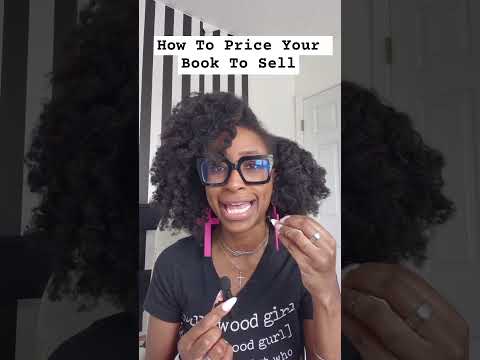 How to price your book to sell. #writing #shorts