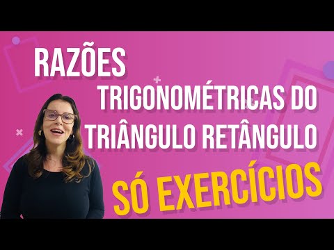 RAZÕES TRIGONOMÉTRICAS   SÓ EXERCÍCIOS
