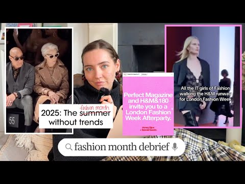 H&M invades London fashion week, Meryl VS Wintour &fashion month trends