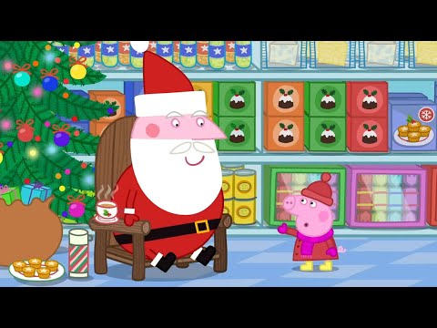 Peppa's Christmas Shop! | Father Christmas and Peppa Pig ✨ Peppa Pig at Christmas