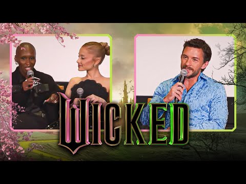 Cynthia Erivo & Ariana Grande WICKED Q&A with Jonathan Bailey & More! (Full Interview)