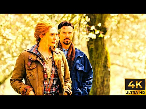 Doctor Strange Meets Wanda At The Garden 4K 60FPS | Doctor Strange - Multiverse Of Madness