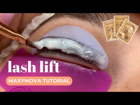 Lash Lift & Natural Brow Lamination Step By Step - Maxymova