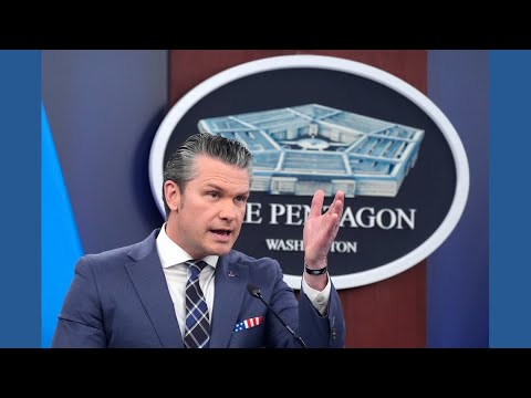 WATCH LIVE: Secretary of Defense Pete Hegseth holds Pentagon press briefing