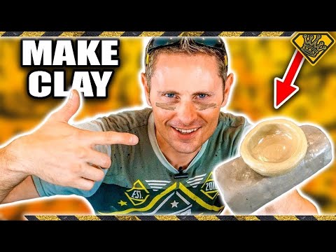 How To Make CLAY from DIRT? Making Clay Is Easy & TKOR Shows You The Easiest DIY Clay In The World