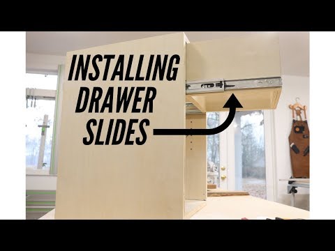 Installing Full Extension Drawer Slides