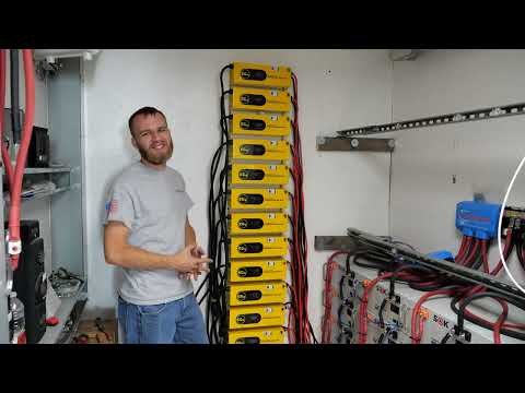 😮 12x EG4 Chargerverter 5000's - 48v 1200A Battery Charging System!