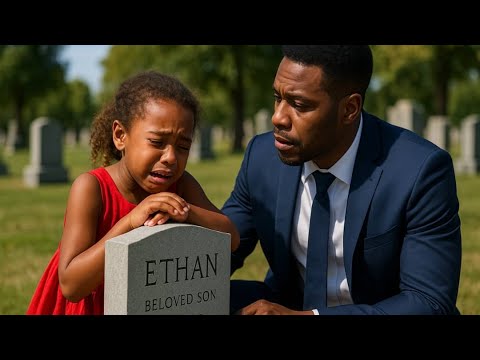 Billionaire Meets a Poor Girl Crying Beside His Son’s Memorial—What She Said Shocked Him”
