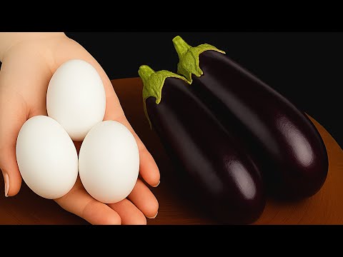 Auberginen, die alle verrückt machen! Das beste Auberginenrezept! Abendessen in 15 Minuten!