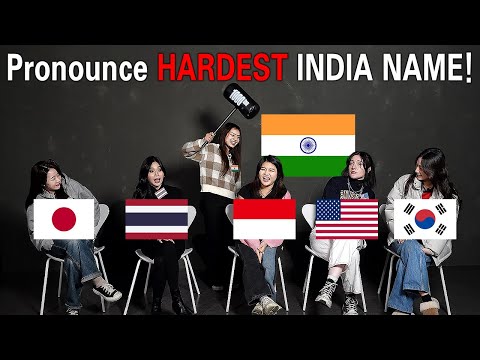 People Try India's Hardest Name For the First Time! (India, USA, Korea, Japan, Indonesia,Thailand)