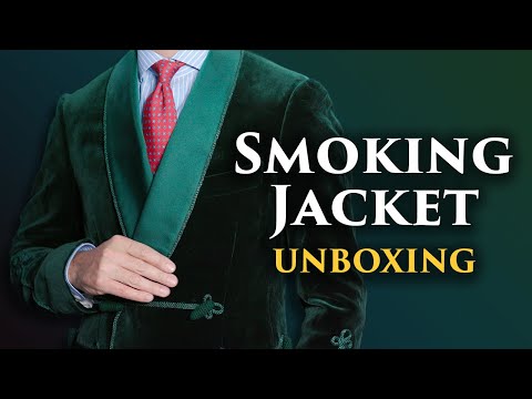 What Is A Smoking Jacket? Unboxing a New Jacket from Divij Bespoke