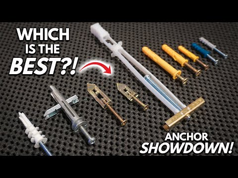 Which Drywall Anchor Is The Best?! BEST And WORST Wall Anchor Review PART 1 (2022)