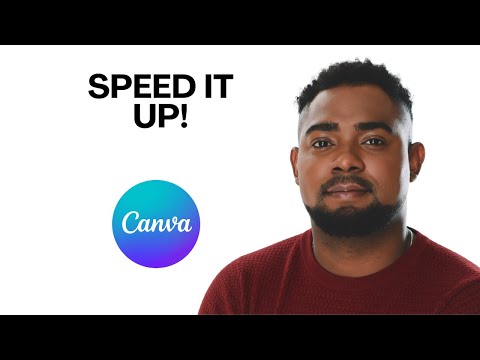 Canva Video Speed Control Tutorial | Fast Forward Clips Easily