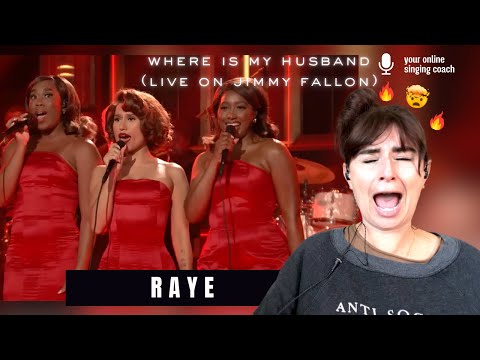 RAYE | Where Is My Husband (Jimmy Fallon-Live) Vocal Coach Reaction & Analysis