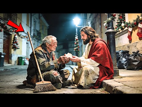 EN NAVIDAD, UN BARRENDERO CIEGO COMPARTIÓ SU ÚLTIMO PAN... Y JESÚS LO HIZO MILLONARIO...