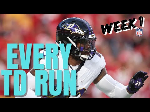 Every Touchdown Run! (2024 - Week 1)