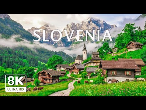 Slovenia 8K | Heaven in the Alps – Emerald Lakes, Alpine Valleys & Fairytale Villages