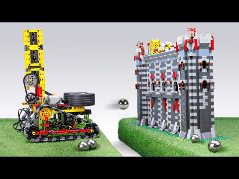 Lego Machines Breaking Walls!