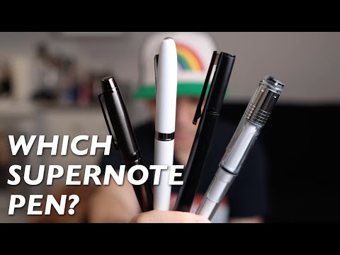 The Best Supernote Pen for Those Who Write (comparing four Supernote pens)