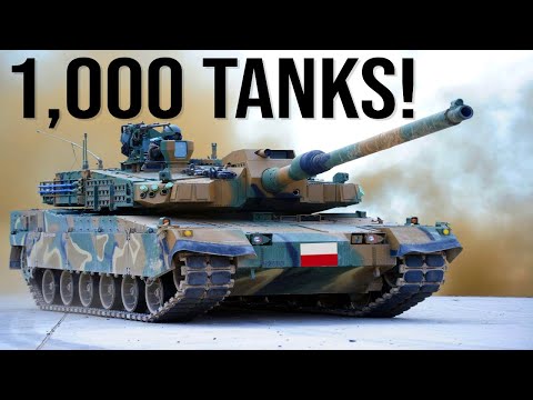 Will Poland Make the Largest Modern Tank Force? | K2 BLACK PANTHER TANK ORDER