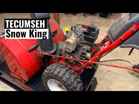 Neglected Troy-Bilt Snow Blower Basket Case - Will It Run?