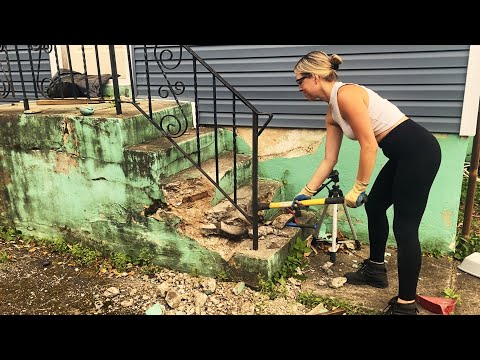 Crumbling Concrete Steps Beyond Repair? This Should Be Fun.