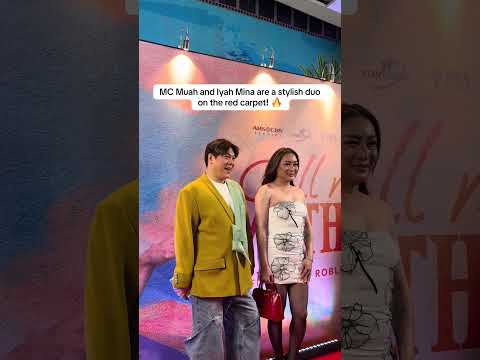 #MCMuah and #IyahMina are a stylish duo on the red carpet! #CallMeMother #MMFF51