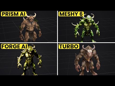 I Made Same 3D Object with EVERY AI 3D Generator