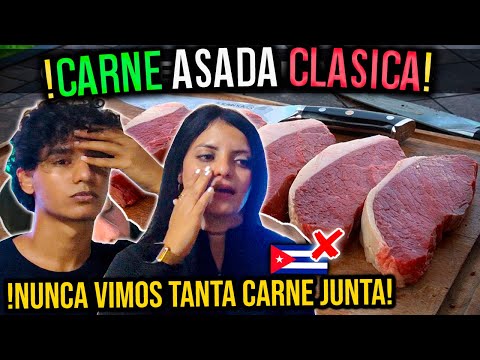 🇨🇺 CUBANOS REACCIONAN a Una clásica CARNITA ASADA 🇲🇽 | La Capital