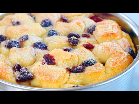 几乎没人知道的秘密！只需把面片堆放在烤盘里，做好的面包柔软又好吃！面食小白也成功 Amazing! Make Bread without Shaping. Easy bread recipe!