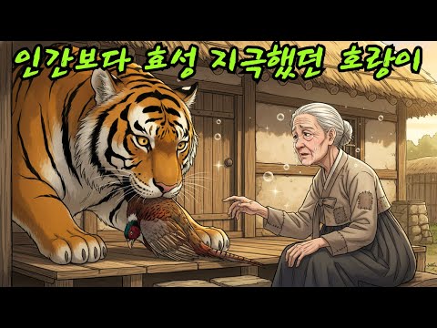 눈물 없이 못 보는 감동 실화... 인간보다 효성 지극했던 호랑이|설화 |조선시대 |옛날이야기