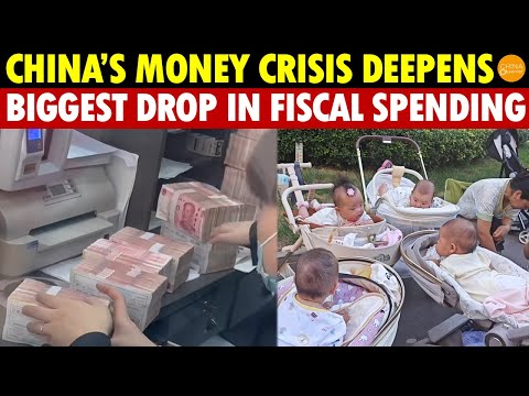 China’s Money Crisis Deepens: Biggest Drop in Fiscal Spending, Now Clawing Back Birth Subsidies