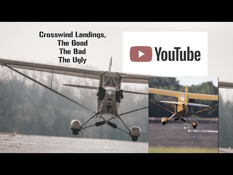 Crosswind Landings in a J3, The Good, the Bad & The ugly.