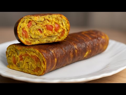 Delicious and diet omelette without meat | Full of flavor and color 🥦
