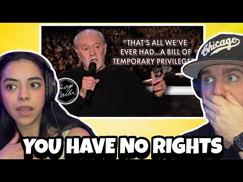 YOU HAVE NO RIGHTS - George Carlin  |  MAN THIS WAS HEAVY | First Time Reaction