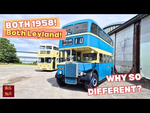 Physical workout! Manual transmission and steering on this 1958 Leyland PD2 double decker