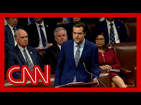 ‘Chaos is McCarthy’: Gaetz rebukes the speaker on House floor ahead of vote to oust him